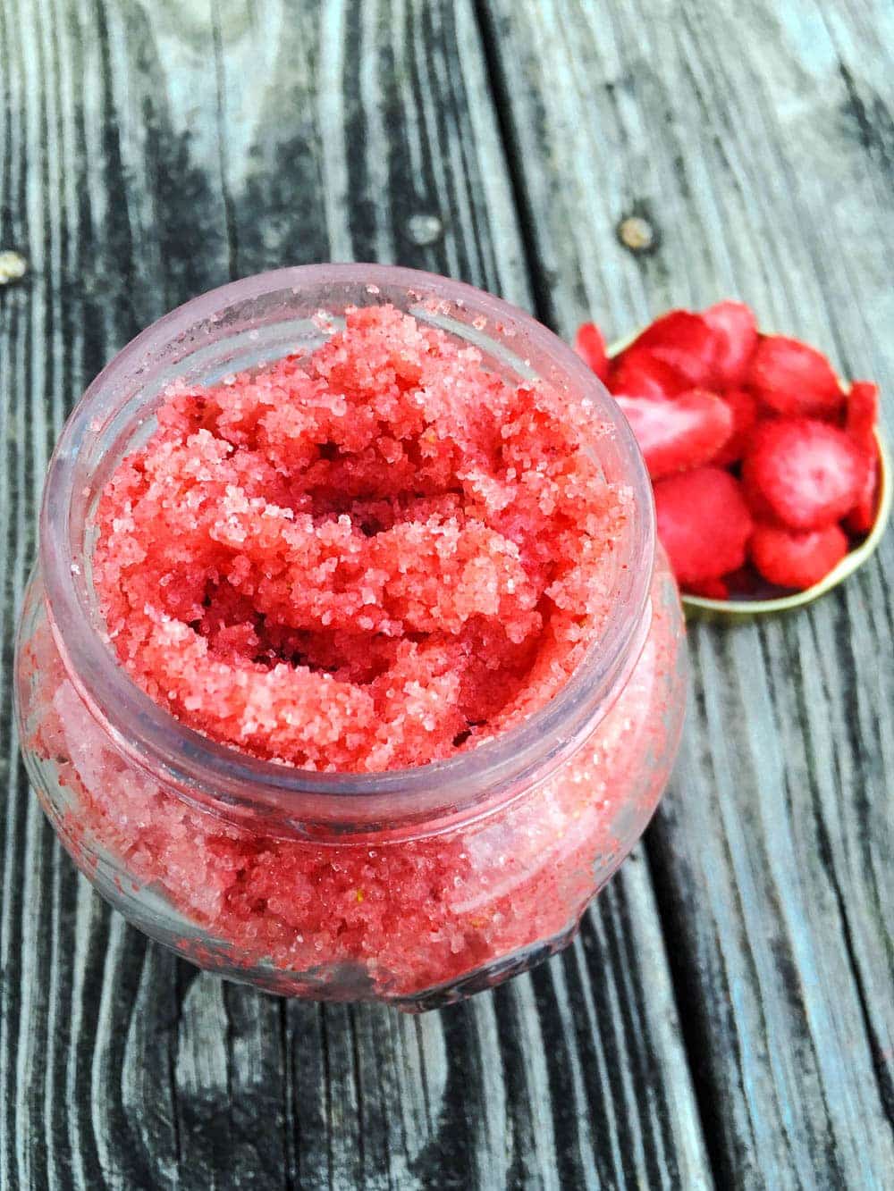 Strawberry Sugar Scrub - Sugar Scrub Recipe - Mommy Musings